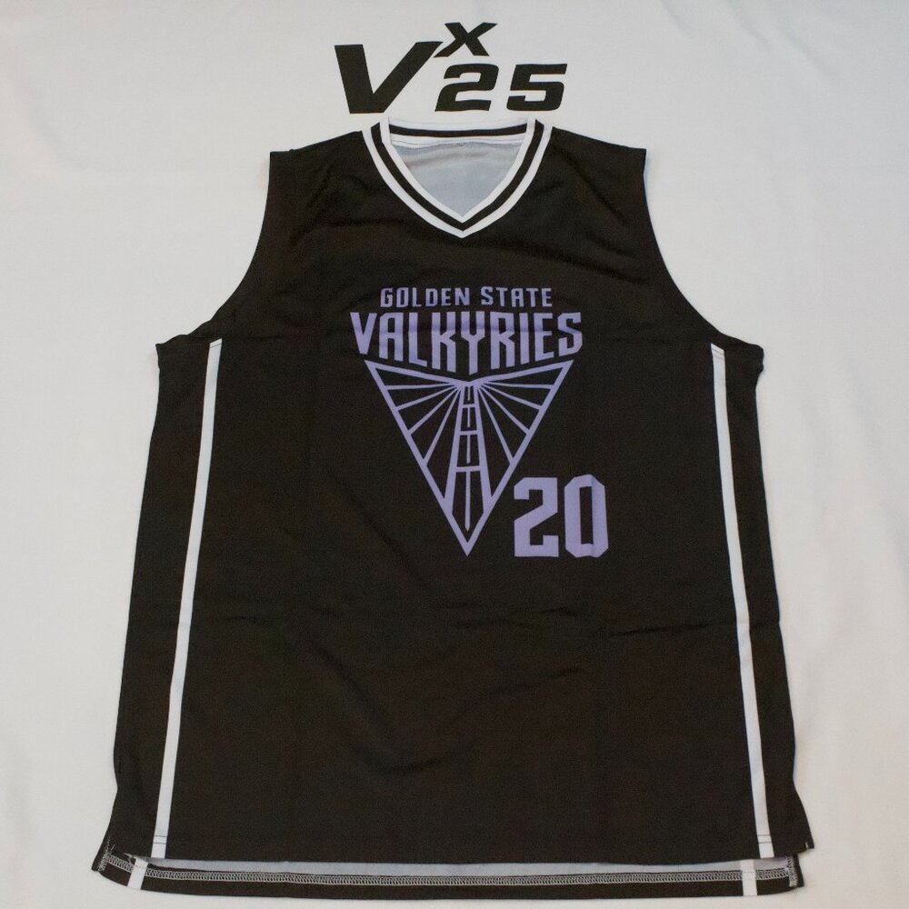 NEW Men's Golden State Valkyries Kate Martin #20 Black Jersey Size Large
